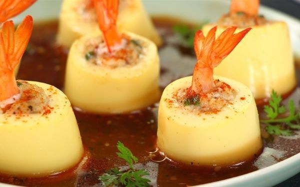 Tôm đậu phụ Nhật