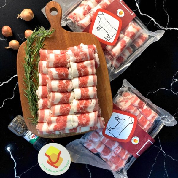 Ba Chỉ Bò Canada Cuộn