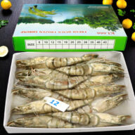 Tôm Sú Khánh Long – Size 12 (Hộp 12 con)