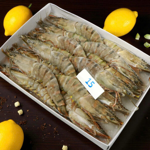 Tôm Sú Khánh Long – Size 15 (Hộp 15 con)